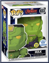 Hulk (Glows In The Dark) from Avengers - Avengers MechStrike Pop! manufactured by Funko [Front]