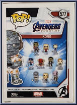 Korg from Avengers - Avengers Endgame Pop! manufactured by Funko [Back]