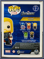 Thor from Avengers - Avengers Pop! manufactured by Funko [Back]