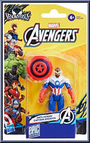 Anti-Venom Captain America from Avengers - Epic World of Action manufactured by Hasbro [Front]