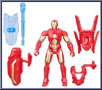 Iron Man (Battle Gear) from Avengers - Epic Hero Series manufactured by Hasbro [Loose]