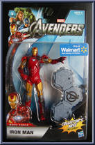 Iron Man from Avengers - Movie Series - Wal-Mart manufactured by Hasbro [Front]