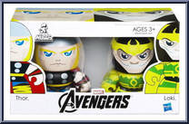 Thor / Loki from Avengers - Mighty Muggs - 2-Packs manufactured by Hasbro [Front]