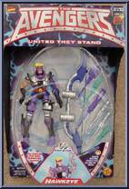 Hawkeye from Avengers - Basic Series manufactured by Toy Biz [Front]