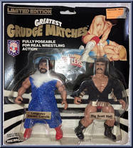 Gorgeous Jimmy Garvin / Big Scott Hall from AWA - Series 4 manufactured by Remco [Front]