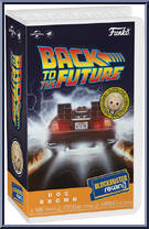 Doc Brown (Helmet) (Chase) from Back to the Future - Pop! VHS Covers manufactured by Funko [Front]