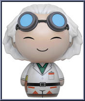 Dr. Emmett Brown from Back to the Future - Dorbz manufactured by Funko [Loose]