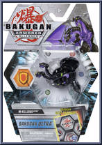 Darkus Nillious from Bakugan - Armored Alliance - Ultra manufactured by Spinmaster [Front]