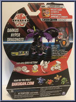Darkus Hyper Dragonoid from Bakugan - Battle Planet - Ultra manufactured by Spinmaster [Back]