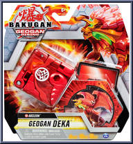 Pyrus Arcleon from Bakugan - Geogan Rising - Deka manufactured by Spinmaster [Front]