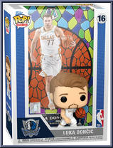 Luka Doncic (Mosaic) from Basketball - Pop! Trading Cards manufactured by Funko [Front]