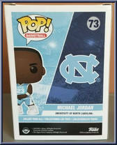 Michael Jordan (North Carolina) from Basketball - Pop! Vinyl Figures manufactured by Funko [Back]