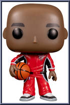 Michael Jordan (Red Warm Up) from Basketball - Pop! Vinyl Figures manufactured by Funko [Loose]