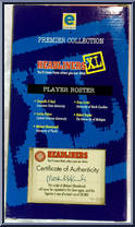 Michael Olowokandi from Basketball Headliners - 1999 Season - XL manufactured by Corinthian [Back]