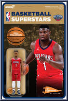 Zion Williamson (Red Statement) (Pelicans) from Basketball Superstars - Basic Series manufactured by Super7 [Front]