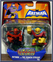 Batman vs. The Demon Etrigan from Batman Brave & The Bold - Action League manufactured by Mattel [Front]