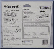 Batmobile from Batman - 1/43 Scale manufactured by ERTL [Back]