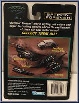 Batwing from Batman Forever - Die-Cast manufactured by Kenner [Back]