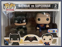 Batman vs Superman (Metallic) from Batman - Batman v Superman Pop! manufactured by Funko [Front]