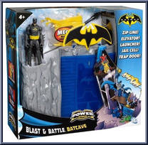 Batcave (Blast & Battle) (with Batman) from Batman - Power Attack - Accessories manufactured by Mattel [Front]