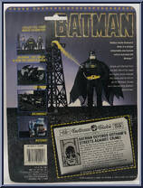 Batman (Bat Rope) from Batman - Basic Series manufactured by Toy Biz [Back]