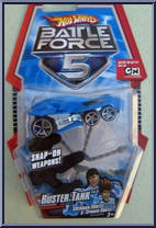 Buster Tank from Battle Force 5 - Snap-On Weapons manufactured by Mattel [Front]