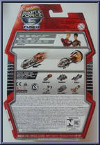 Shockblade from Battle Force 5 - Fused manufactured by Mattel [Back]