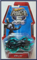 Zelix from Battle Force 5 - Fused manufactured by Mattel [Front]