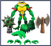 Rash from Battletoads - Basic Series manufactured by Premium DNA [Loose]
