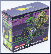 Acid Ghost & Lithiumon from BeastBOX - Sets manufactured by 52Toys [Front]