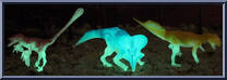Velociraptor / Protoceratops / Psittacosaurus from Beasts of the Mesozoic - Glow-in-the-Dark manufactured by Creative Beast Studio [Loose]