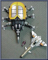 Gargantis (Mobile Attack Carrier) from Beetleborgs - Vehicles manufactured by Bandai [Loose]