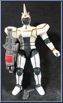 White Blaster BeetleBorg Action Figure