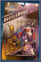 Platinum Purple BeetleBorg from Beetleborgs Metallix - Spectra Beetleborgs manufactured by Bandai [Front]