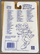 Black Eye Patch from Belly Buttons - Basic Series manufactured by Hasbro [Back]