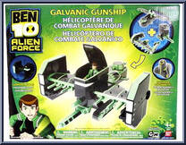 Galvanic Gunship from Ben 10 - Vehicles manufactured by Bandai [Front]