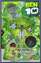 Greymatter from Ben 10 - Series 1 manufactured by Bandai [Front]