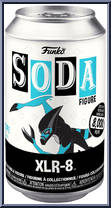 XLR-8 (Glow in the Dark) (Chase) from Ben 10 - Soda manufactured by Funko [Front]