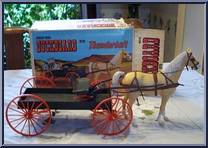 Buckboard & Thunderbolt (Wheeled) from Best of the West - Johnny West - Accessories manufactured by Marx [Loose]