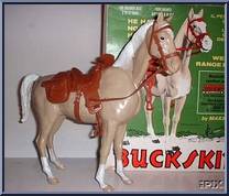 Buckskin (Taupe Palomino) from Best of the West - Int'l Canada Variations manufactured by Marx [Loose]