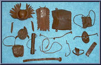 Chief Cherokee - Jefe Indio (Rust Dark, Gold Ties) from Best of the West - Int'l Mexico Variations manufactured by Marx [Loose]