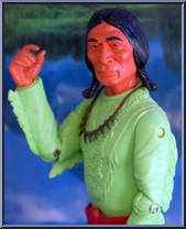 Chief Cherokee (Light Green) from Best of the West - Int'l Canada Variations manufactured by Marx [Loose]