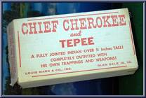 Chief Cherokee & Tepee (2nd Gen) from Best of the West - Johnny West - Combos manufactured by Marx [Loose]