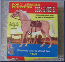 Comanche (Unpainted Palomino) from Best of the West - Int'l Canada Variations manufactured by Marx [Front]