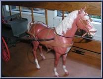 Covered Wagon & Thunderbolt from Best of the West - Johnny West Adventure - Accessories manufactured by Marx [Loose]