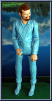 Dangerous Dan (Flocked Brown Maddox, Lght Blue) (Canada) from Best of the West - Int'l Character Exclusives manufactured by Marx [Loose]