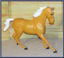Flame (Golden Palomino) from Best of the West - Int'l Canada Variations manufactured by Marx [Loose]