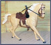 Flame (Palomino) from Best of the West - Johnny West - Accessories manufactured by Marx [Loose]