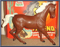 Flame - Trueno (Bay) from Best of the West - Int'l Spain Variations manufactured by Marx [Loose]