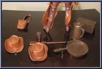Jaime West (Dark Brown) from Best of the West - Johnny West Adventure manufactured by Marx [Loose]